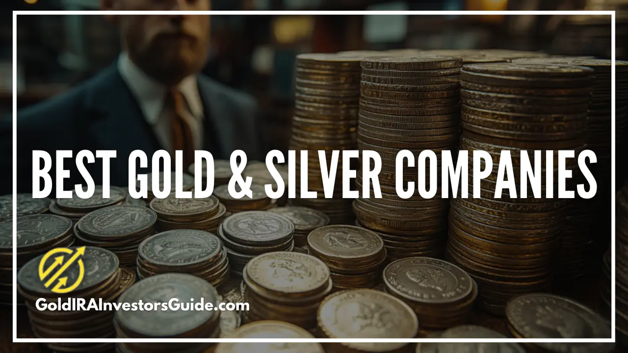 A visual representation of the top gold and silver companies in the United States, showcasing their logos and market presence.