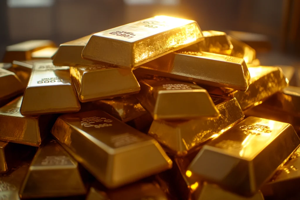 Types of gold and silver investments.